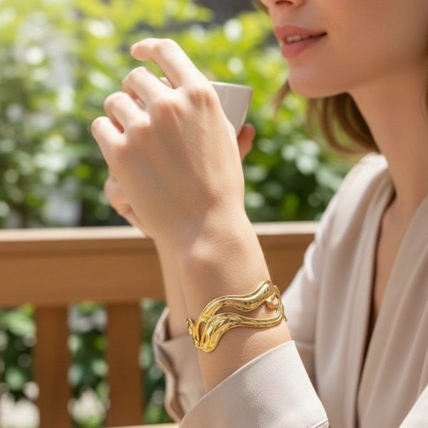 ZIG ZAG BROAD BRACELET