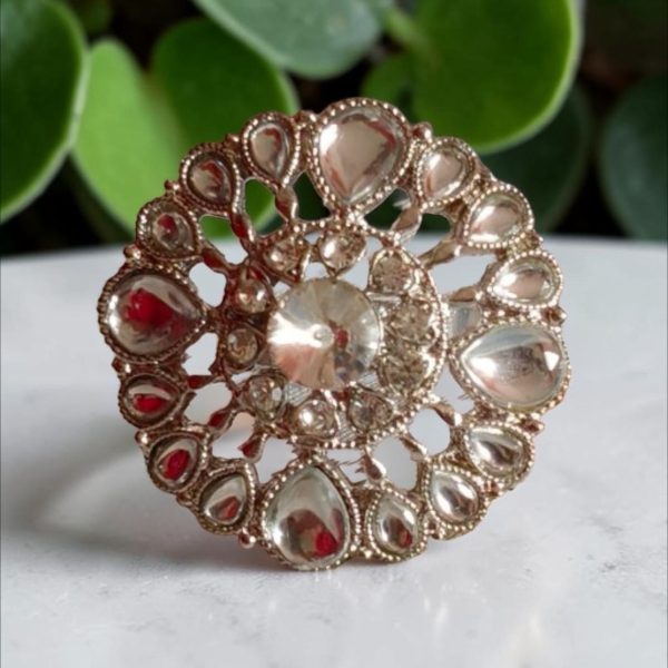 PEACOCK FEATHER RING
