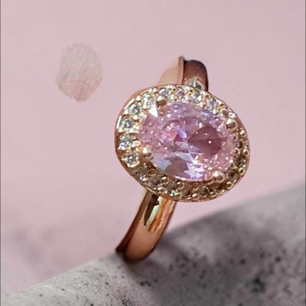 PINK OVAL RING